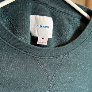 Old Navy Men's Teal Crewneck Sweater